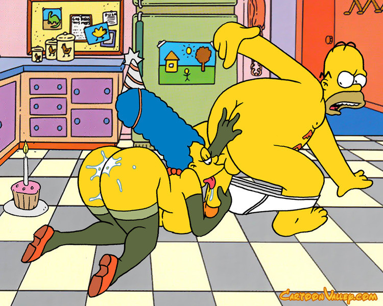 Its Marges birthday and Homer has a very special gift for her He makes his very  #69363417