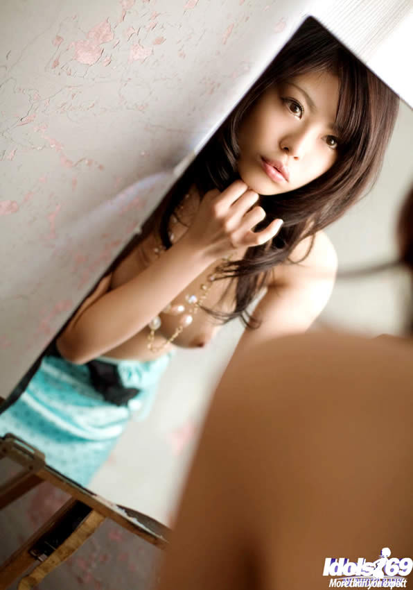 Gorgeous young japanese model stripping #69946166