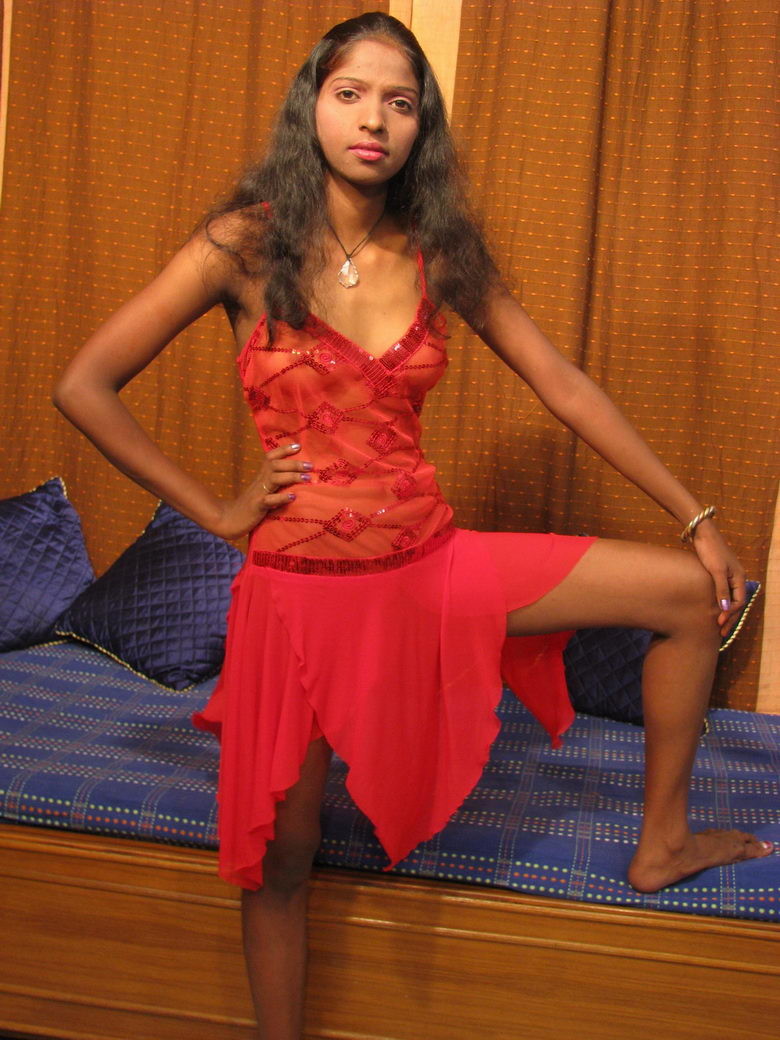 Petite indian babe posing #77767540