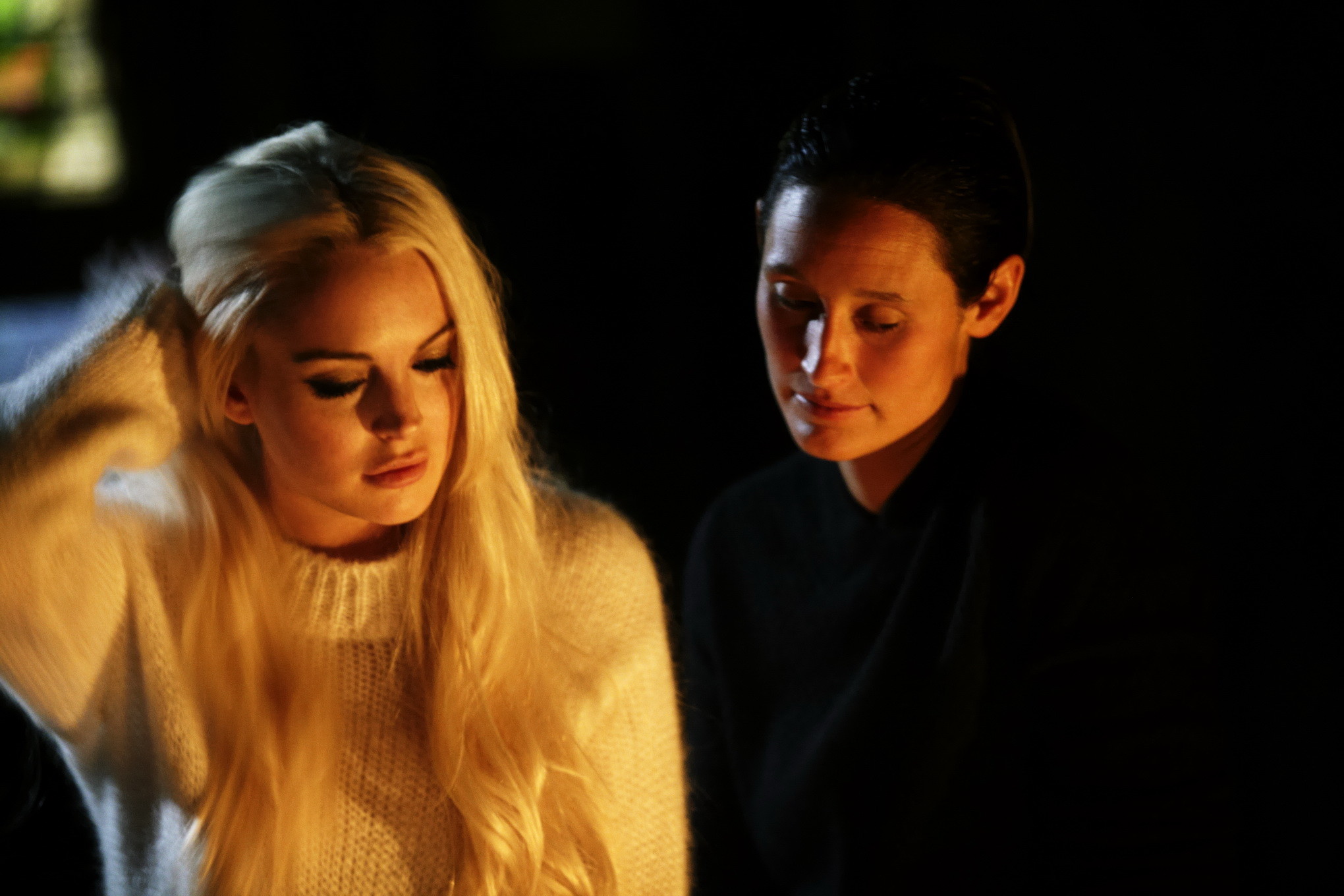 Lindsay Lohan bikini  wetsuit shots from 'Short Point' set #75260291