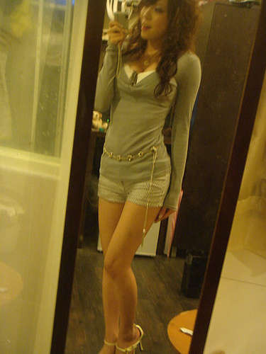 Very cute Asian girl in sexy self pics #69864410
