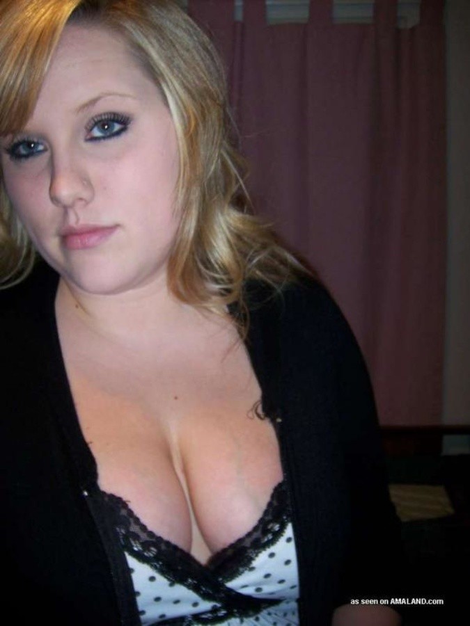Bbw with pierced nips showing off her huge round breasts #67597016