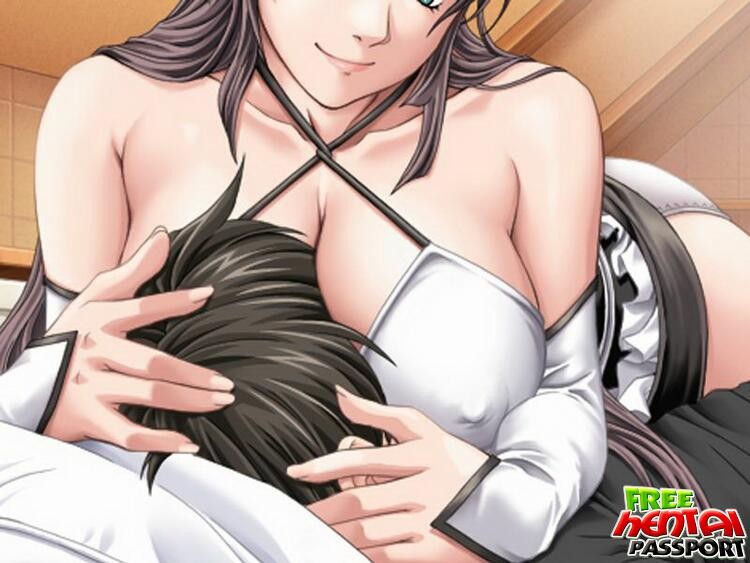 Splendid hentai minx showing her large melons and playing with her pink nipples #69330470