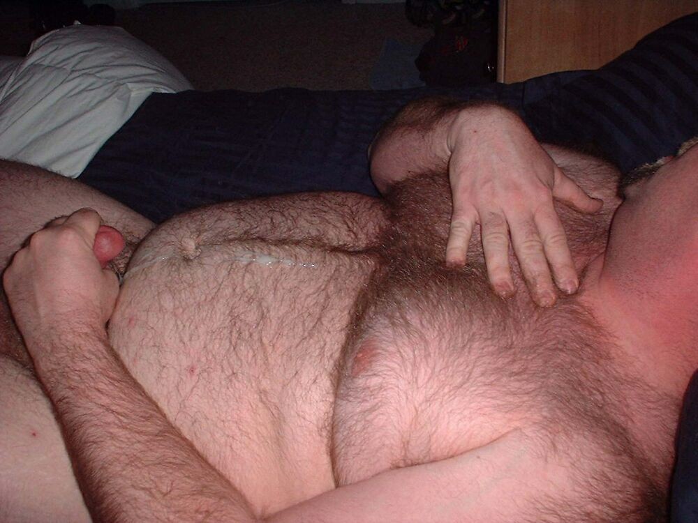 Hairy bear bfs posing and jerking off cock gallery 5 #76909122