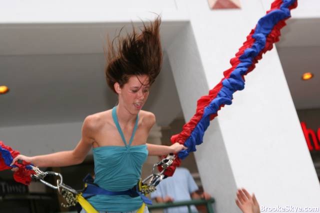 brooke skye having some fun on a trampoline #70668203