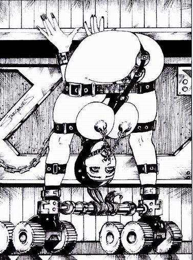 beautiful painful nipple chains bdsm art #69688854