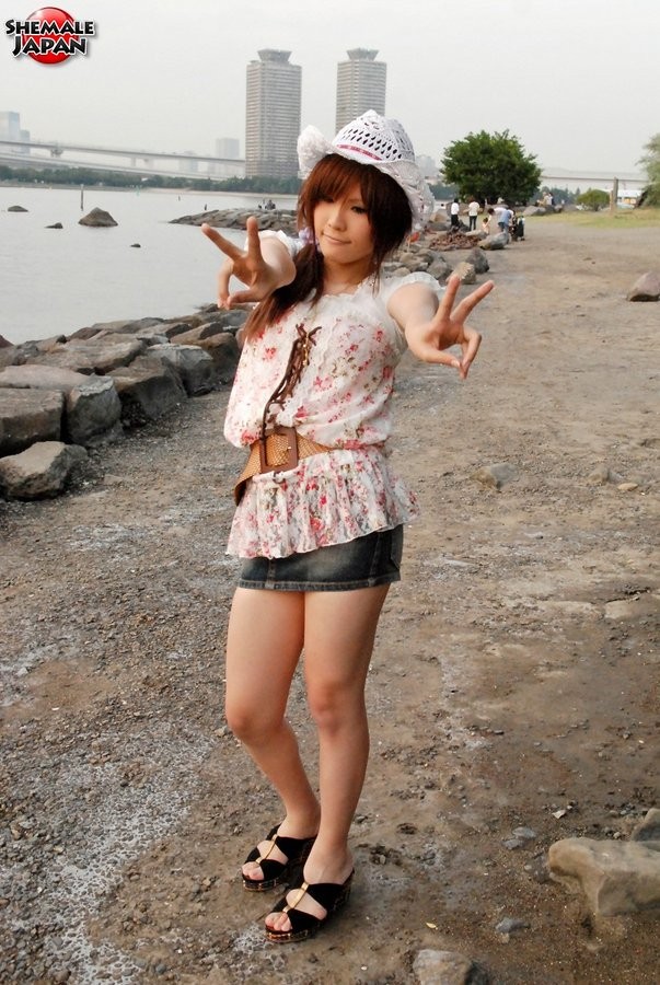 Stunning Japanese New Half Loses Her Jean Mini Skirt