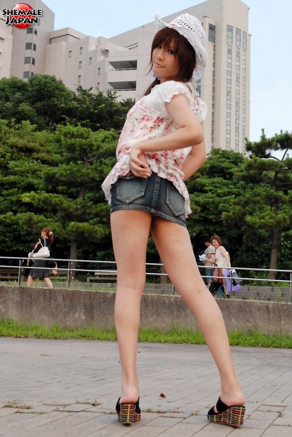 Stunning Japanese New Half Loses Her Jean Mini Skirt #77925822