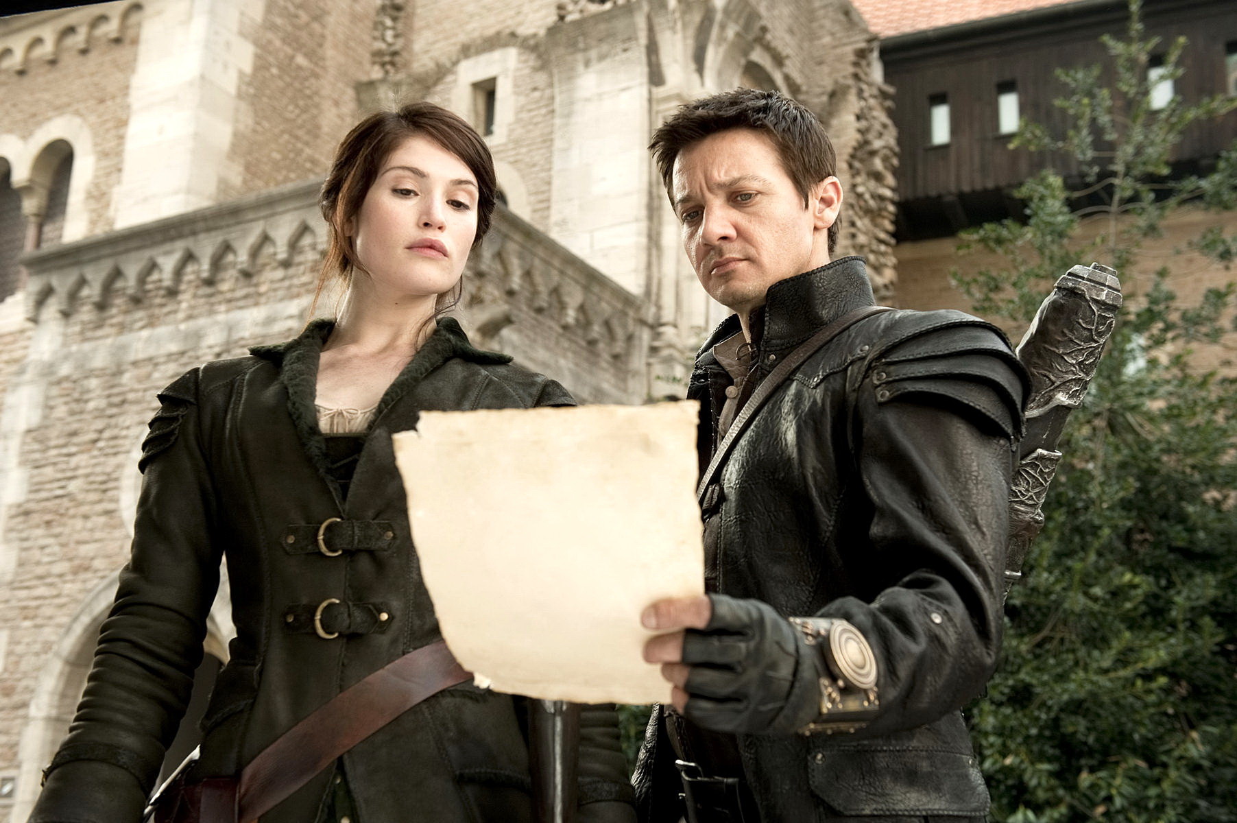 Gemma Arterton as hot medieval warrior in 'Hansel and Gretel' promo stills #75237697