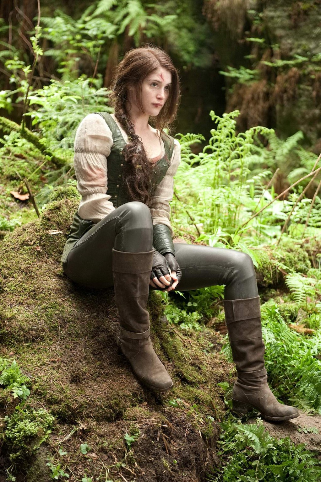 Gemma Arterton as hot medieval warrior in 'Hansel and Gretel' promo stills #75237717