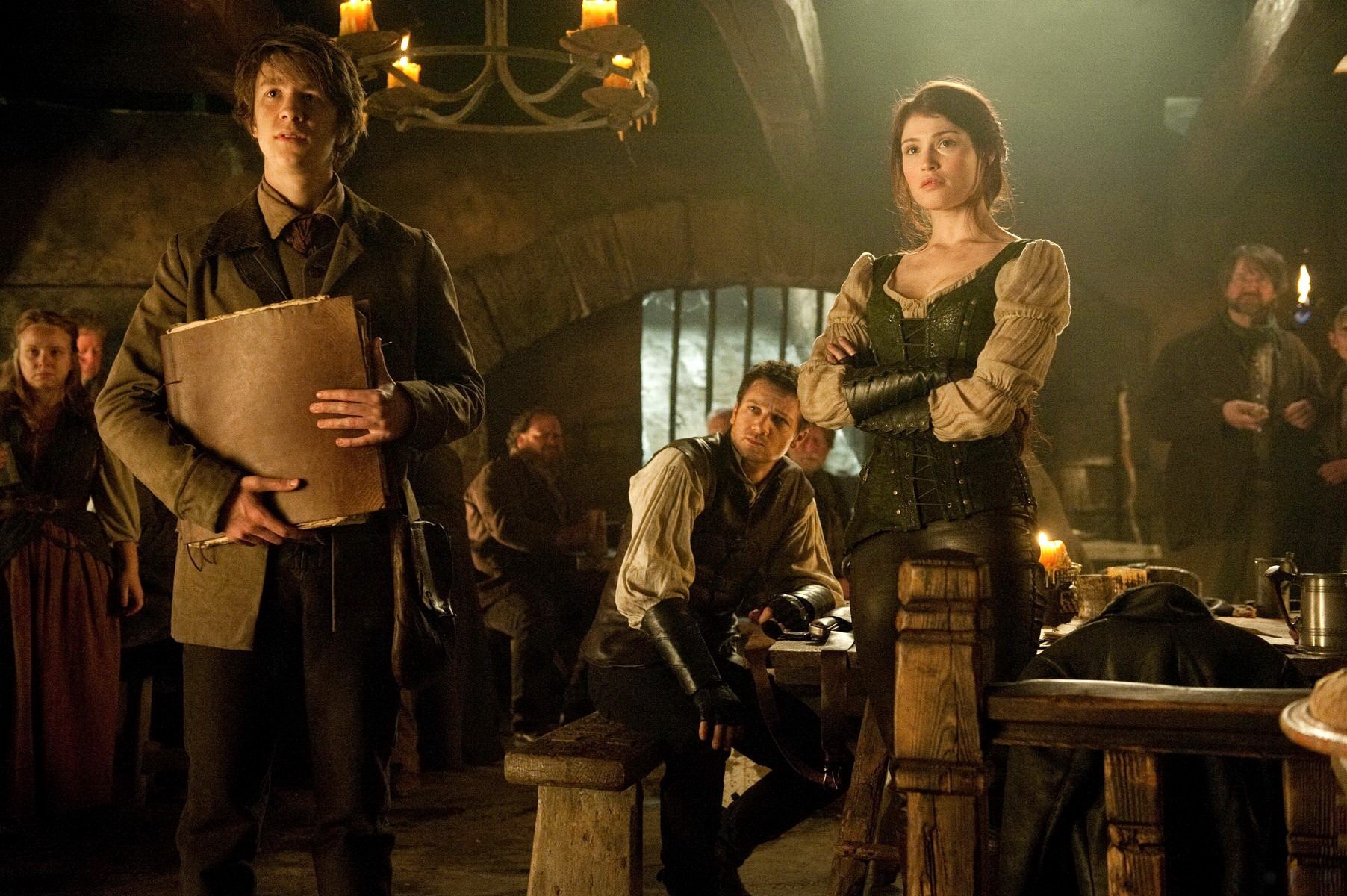 Gemma arterton come guerriera medievale caldo in 'Hansel e gretel' promo ancora
 #75237780