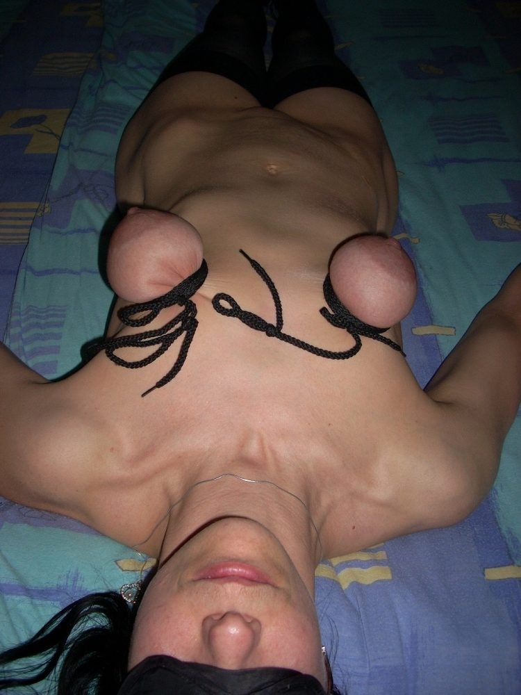 Sexy slut with small tits bondaged #72156163