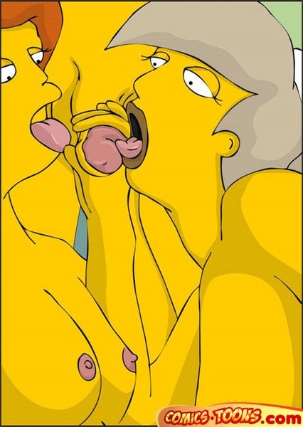 Obszöne Simpsons-Orgien in perversen Comics
 #69716296