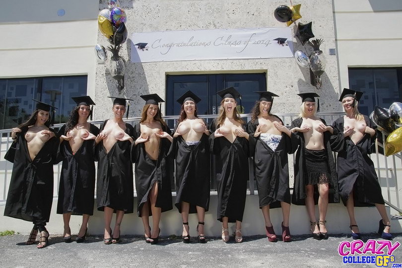 Real college girls fucking during the graduate #73470716