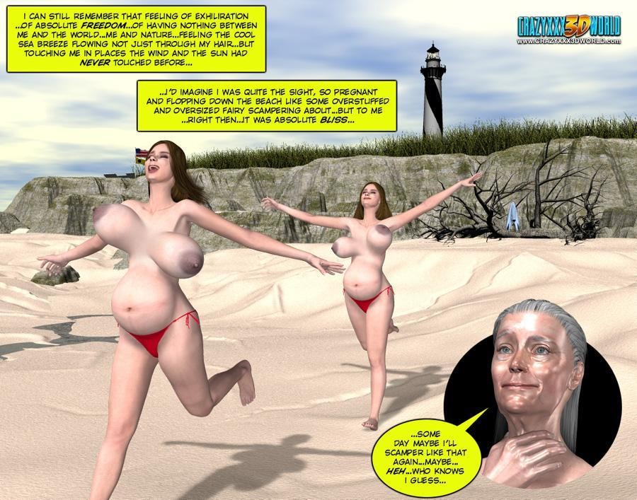 Gente in spiaggia in questi fumetti per adulti
 #75135845
