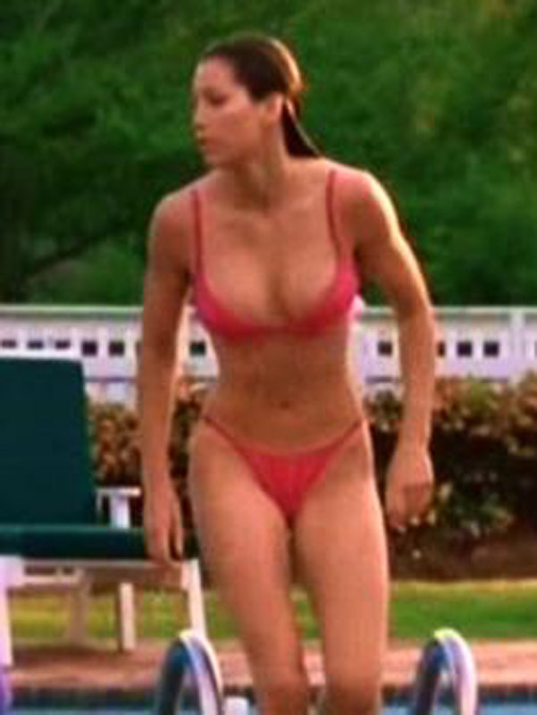Jessica Biel great ass in thongs and cameltoe #75397209