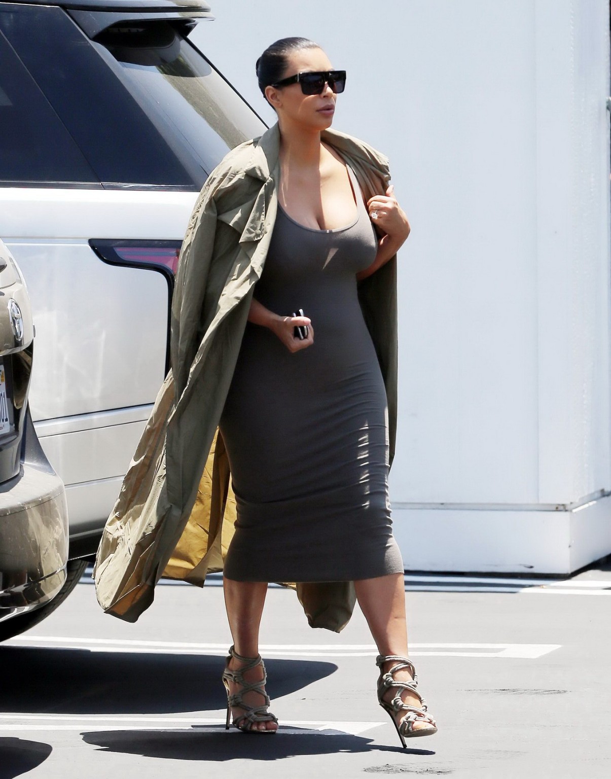 Kim Kardashian busty showing pokies and huge cleavage #75157592