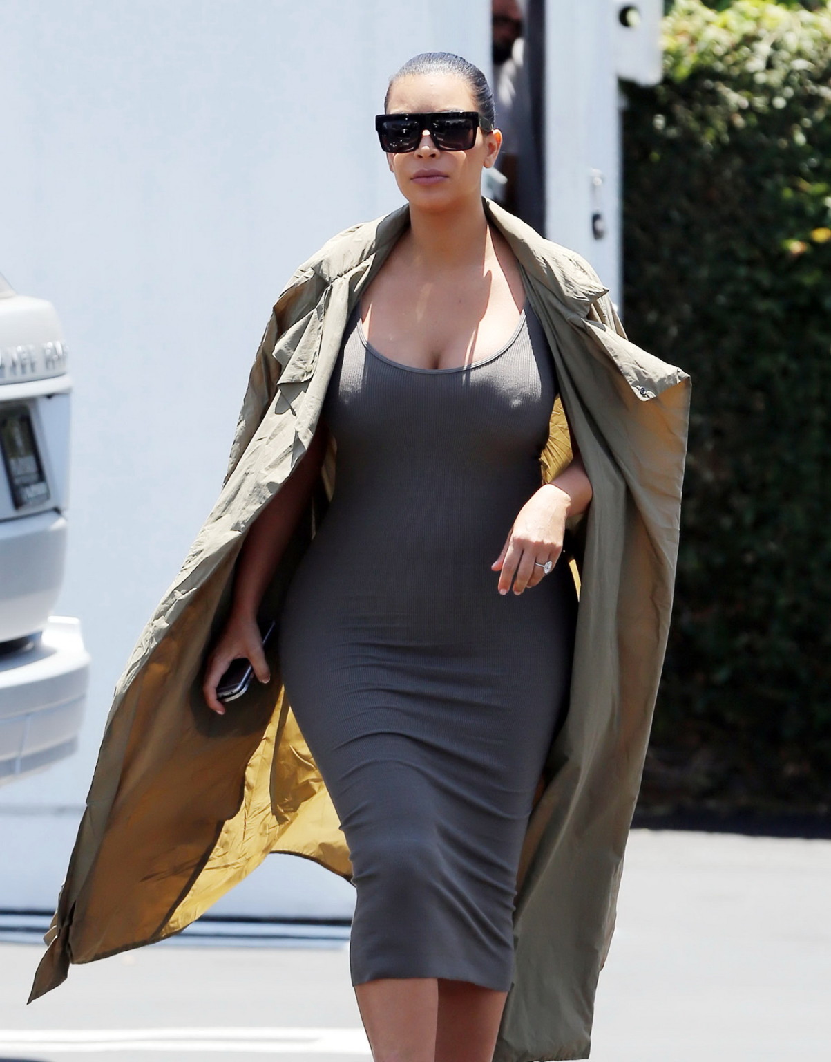 Kim Kardashian busty showing pokies and huge cleavage #75157608