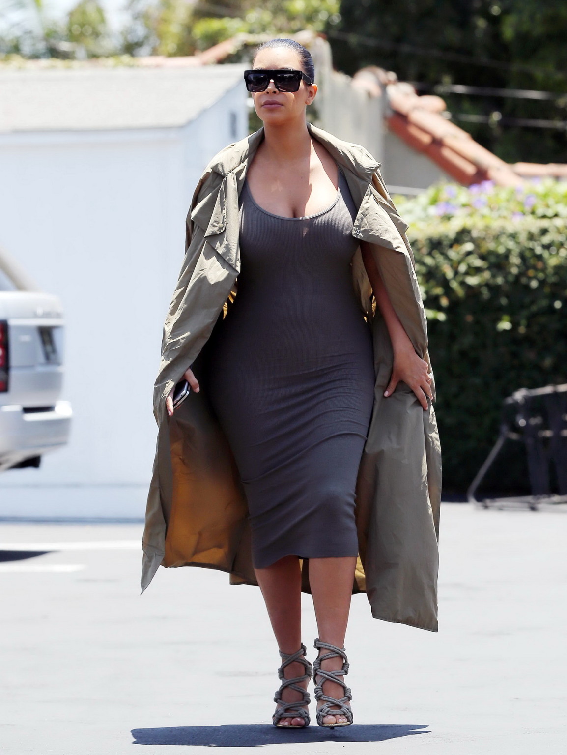 Kim Kardashian busty showing pokies and huge cleavage #75157658