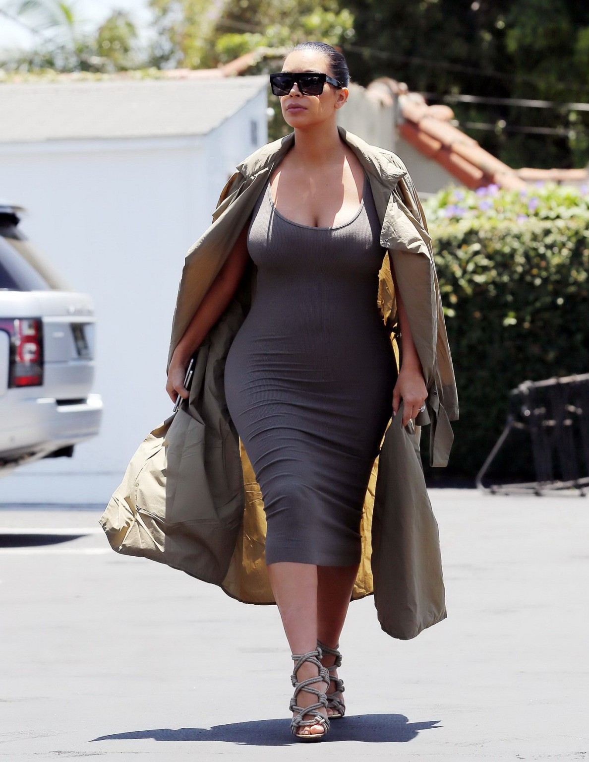 Kim Kardashian busty showing pokies and huge cleavage #75157680