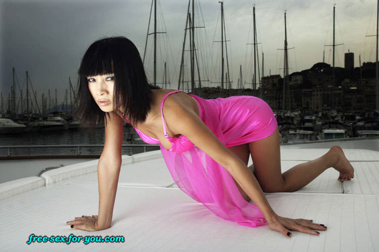 Bai Ling showing her nice ass and posing very sexy in bikini #75426480