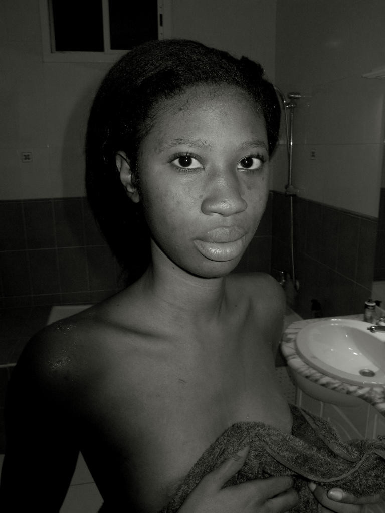 Sexy afriacan amateur teens posing nude #67487071
