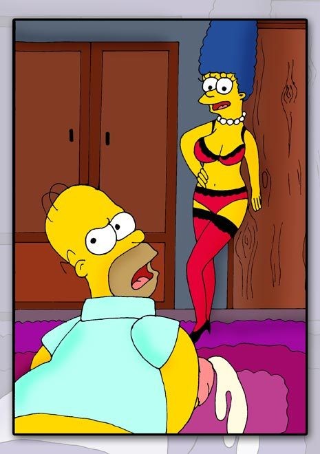 Marge Simpson brutally fucked by Homer #69669734