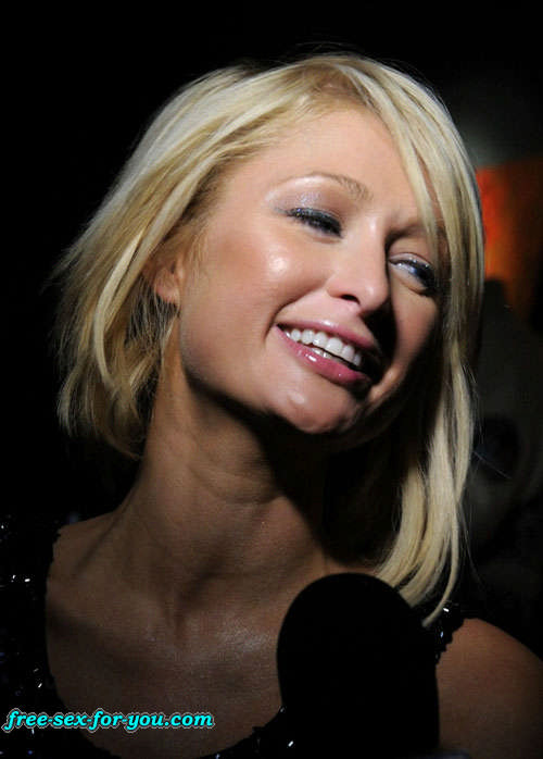 Paris Hilton showing pussy, ass and small tits to paparazzi #75424870