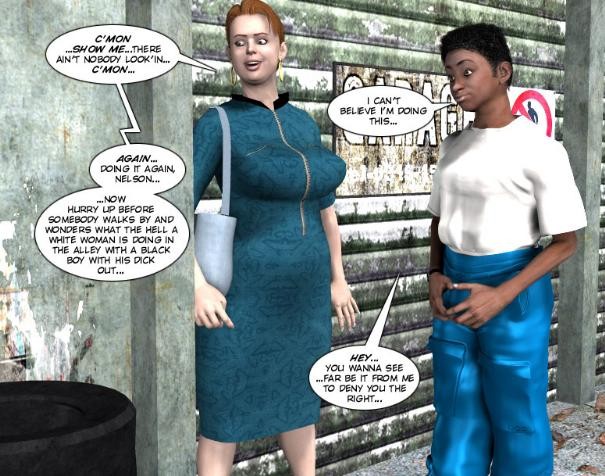 Unbefriedigte reife Hausfrau 3d Porno Comics öffentlich interracial #69412588