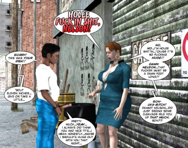 Unbefriedigte reife Hausfrau 3d Porno Comics öffentlich interracial #69412612