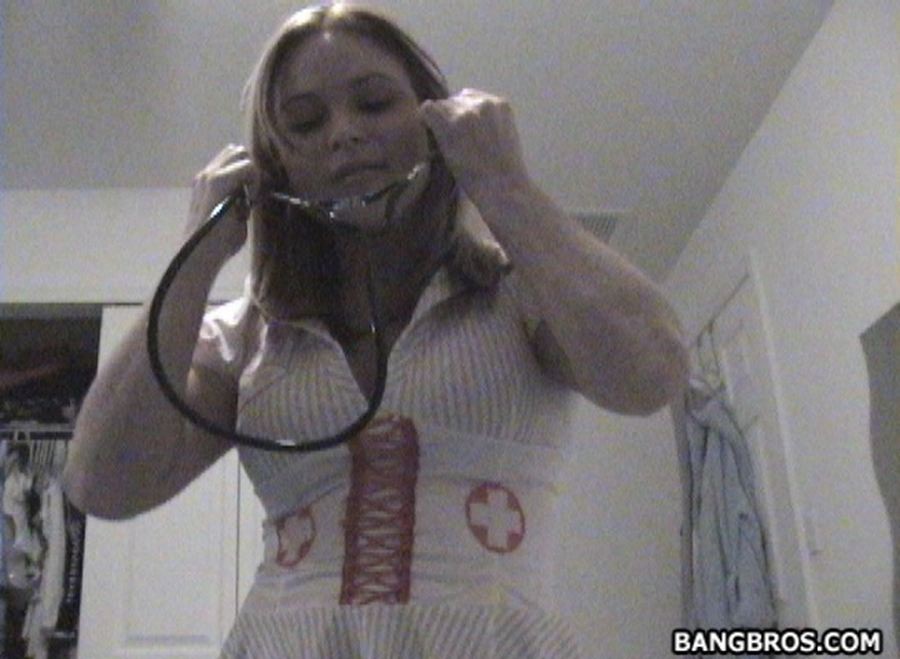 Teen dressing up as a nurse for her boyfriend #67427033