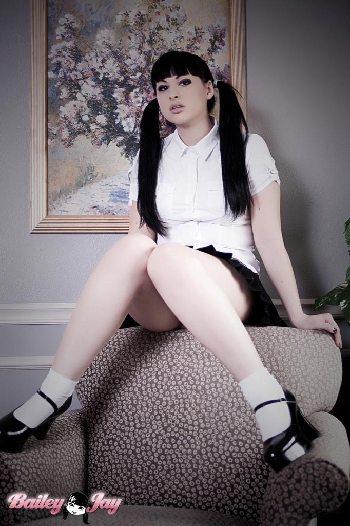 Gorgeous tgirl Bailey Jay stripping and posing #79206405