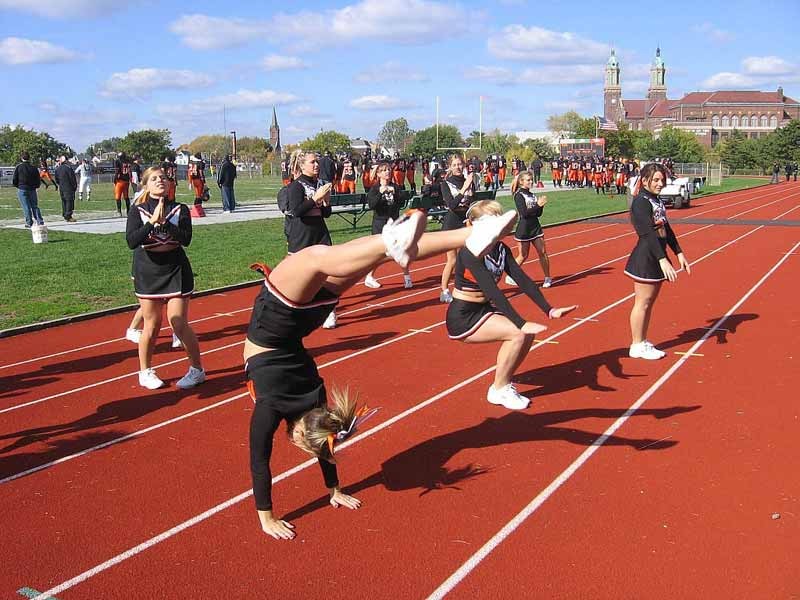 Real Teen Cheerleader Squad Cheers Then Gets Drunk At Afterparty #75467404