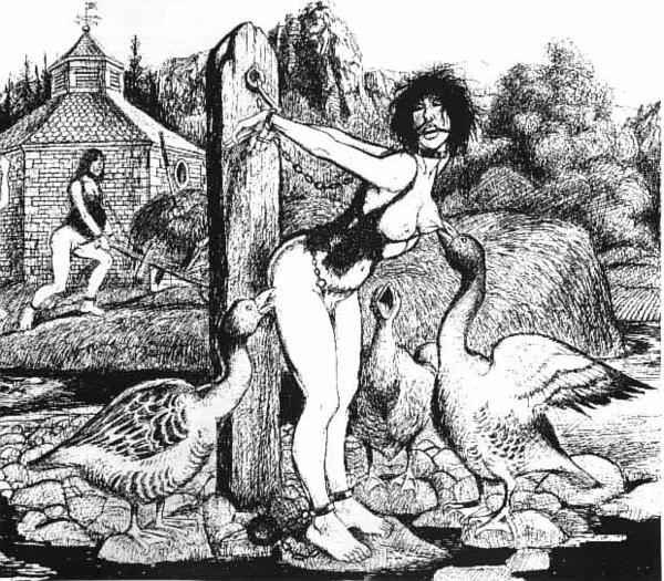 Vintage evil female dungeon bondage horror art et dessins
 #69649888