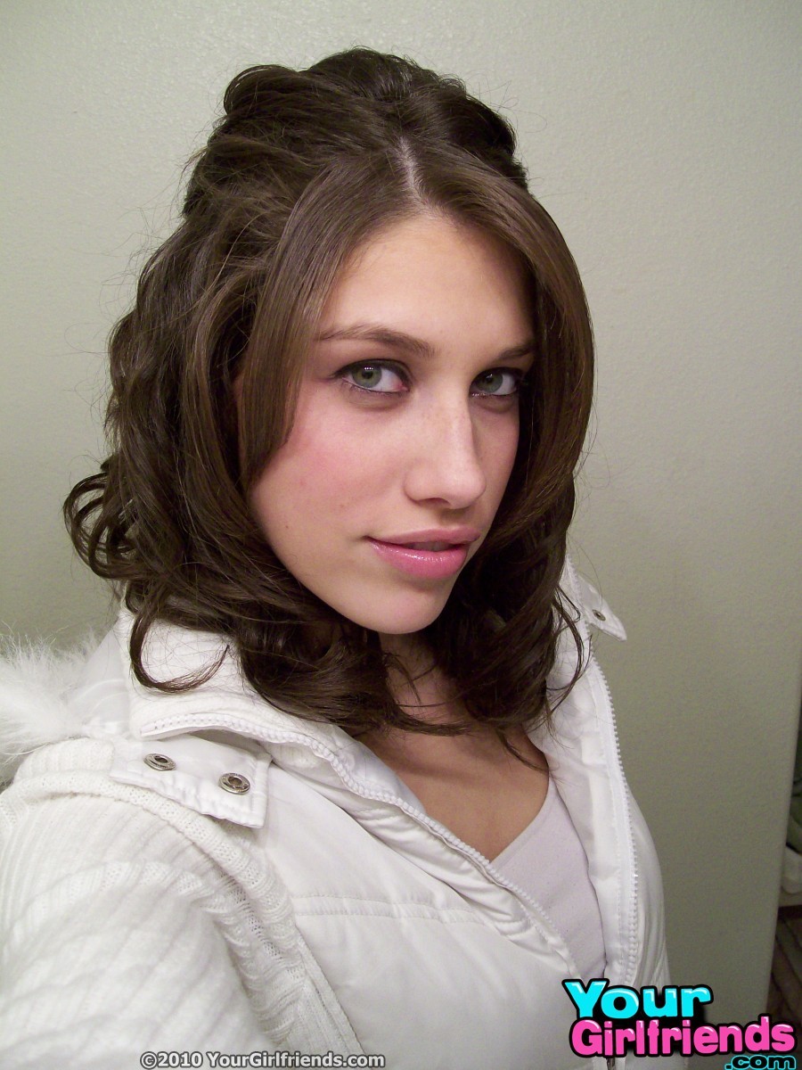 Teen Girlfriend whip out the camera in the bathroom mirror for some hot self mir #67180103