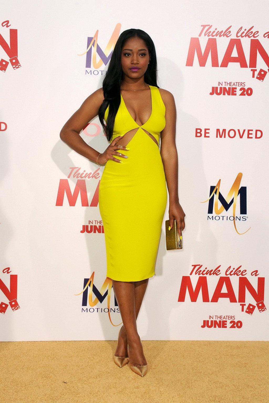 Keke Palmer showing huge cleavage at the Think Like a Man Too premiere in Hollyw #75194191