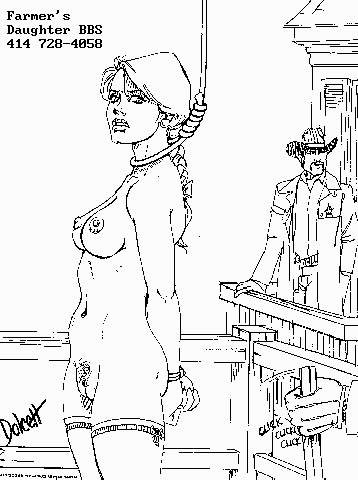 Arte fetichista sexual malvado con mujeres atadas con cuerda alrededor del cuello
 #69672150