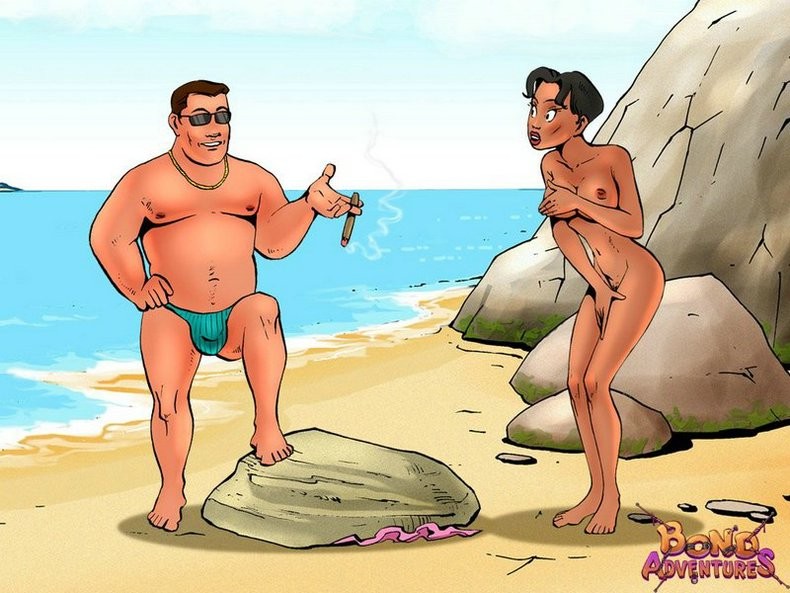 Bondage cartoon sex on the beach with Bruce Bond #69701870