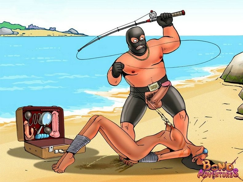 Bondage cartoon sex on the beach with Bruce Bond #69701902