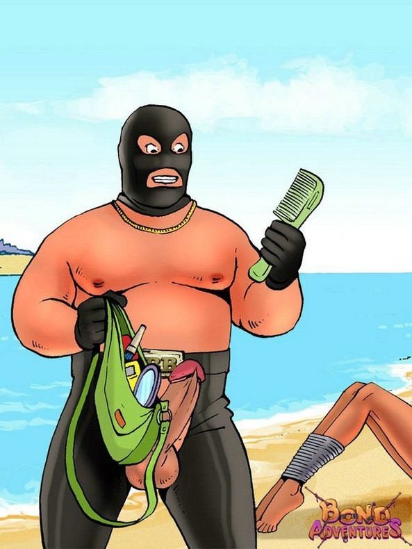 Bondage cartoon sesso sulla spiaggia con bruce bond
 #69701918