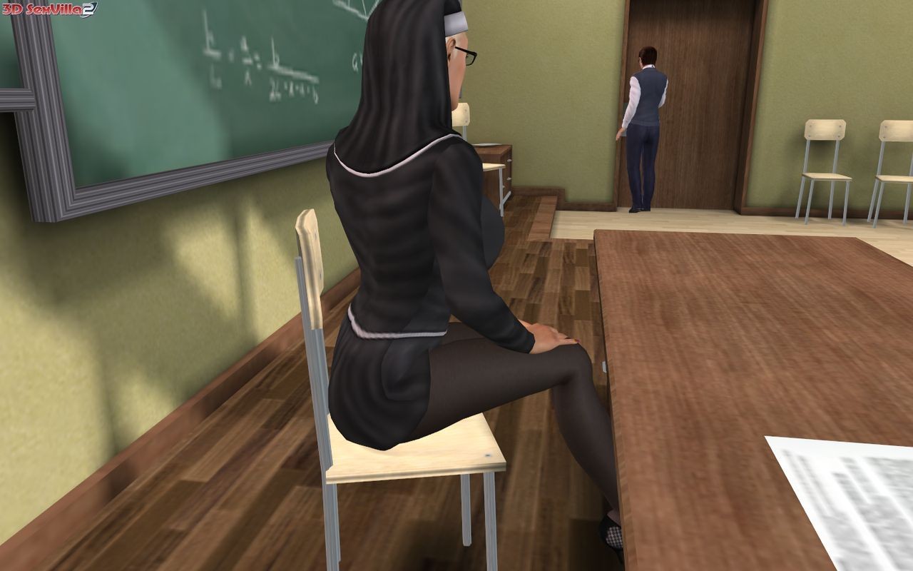 Horny cg nun disturbed by a student #69350008