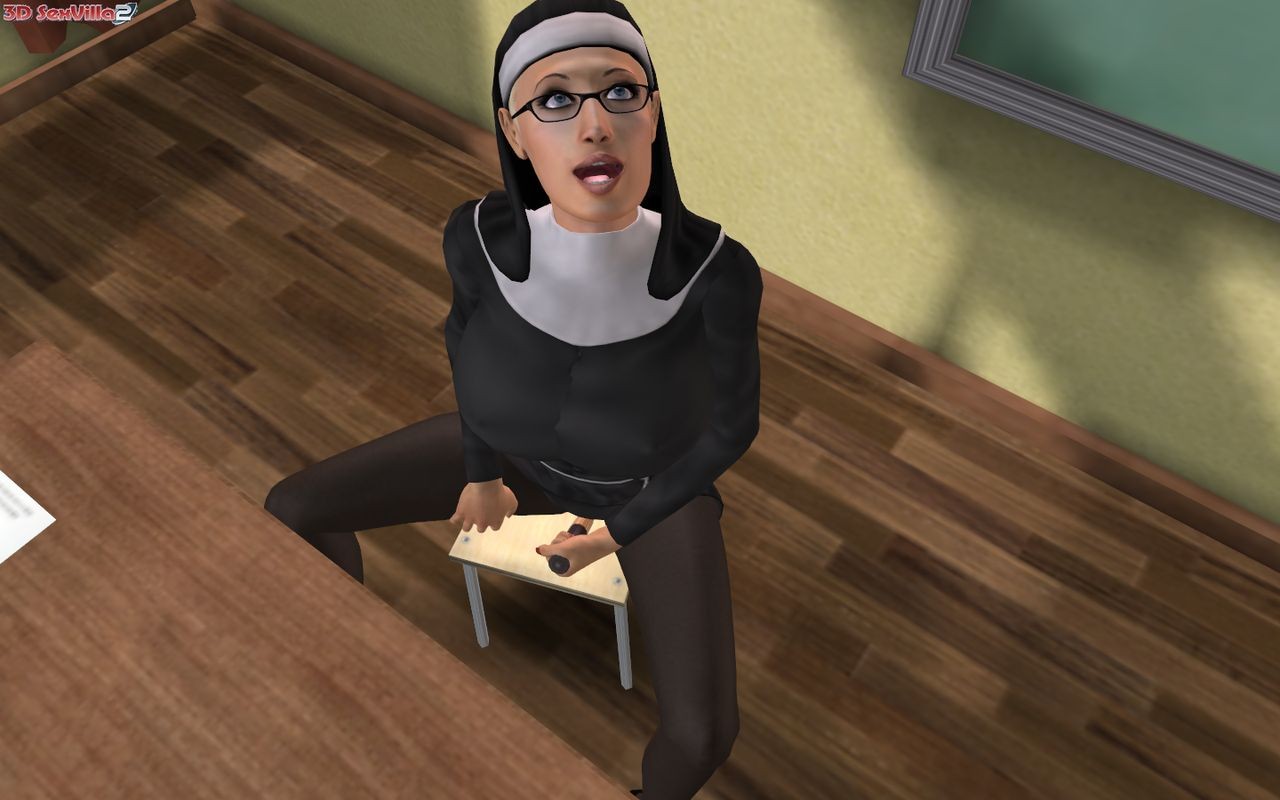 Horny cg nun disturbed by a student #69350026