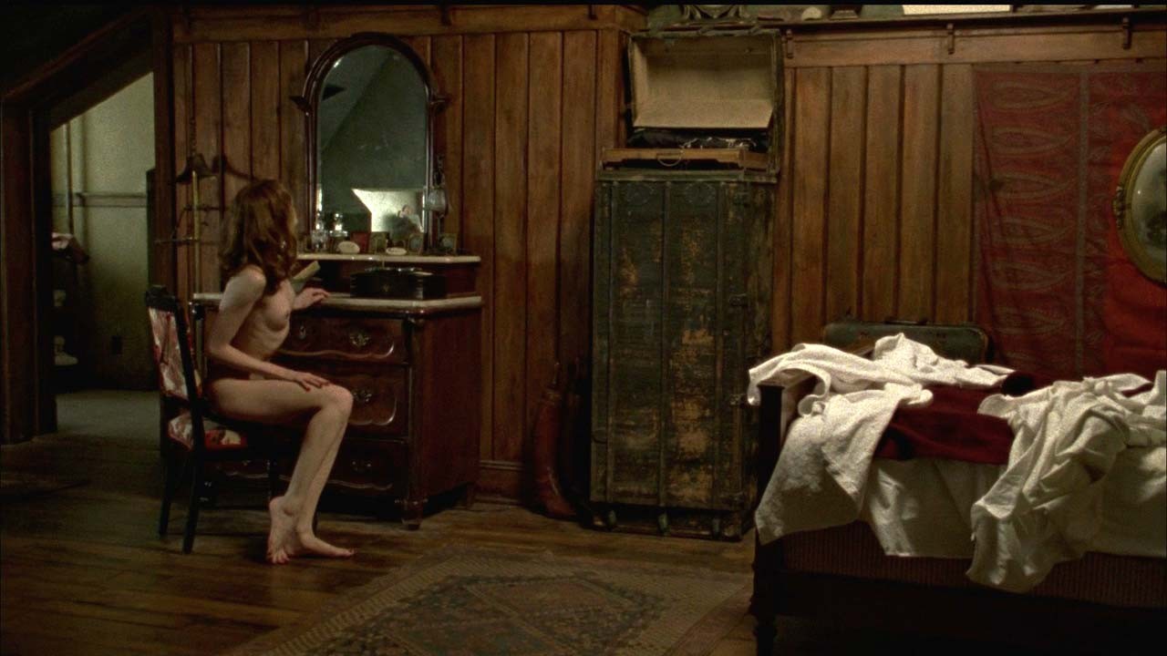 Evan Rachel Wood exposing her nice big boobs and hairy pussy in nude movie scene #75307701