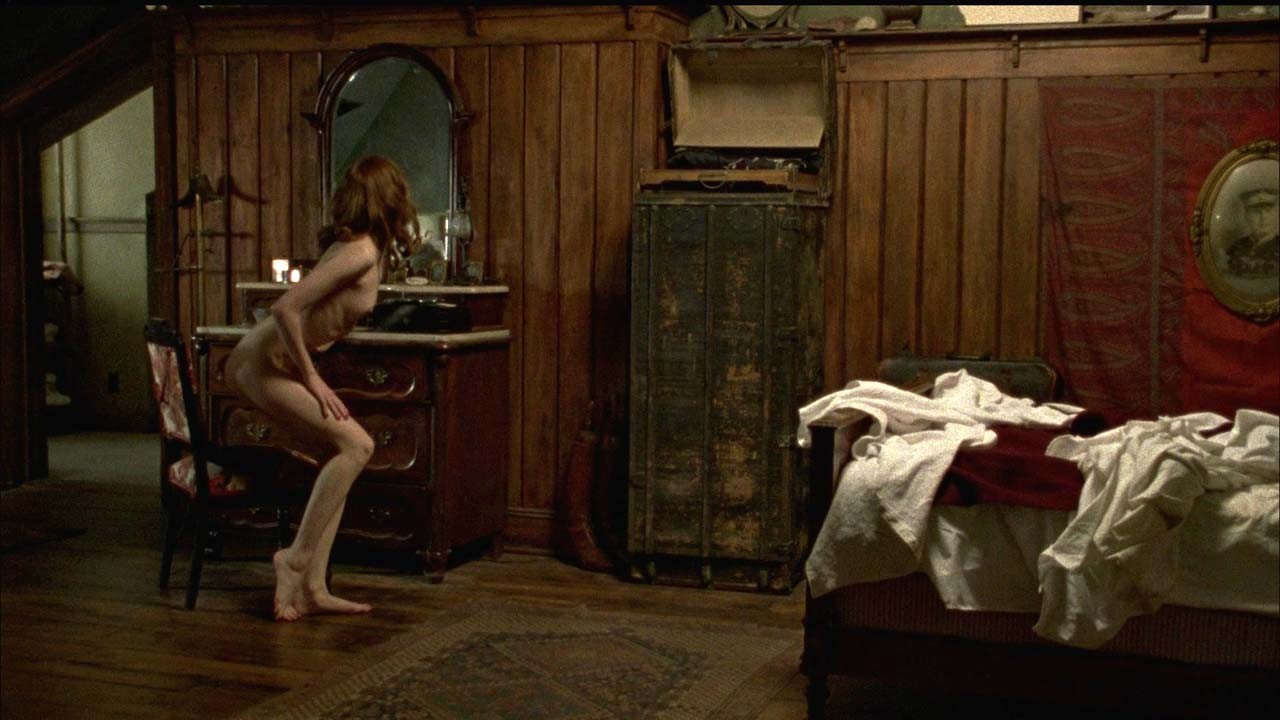 Evan Rachel Wood exposing her nice big boobs and hairy pussy in nude movie scene #75307707