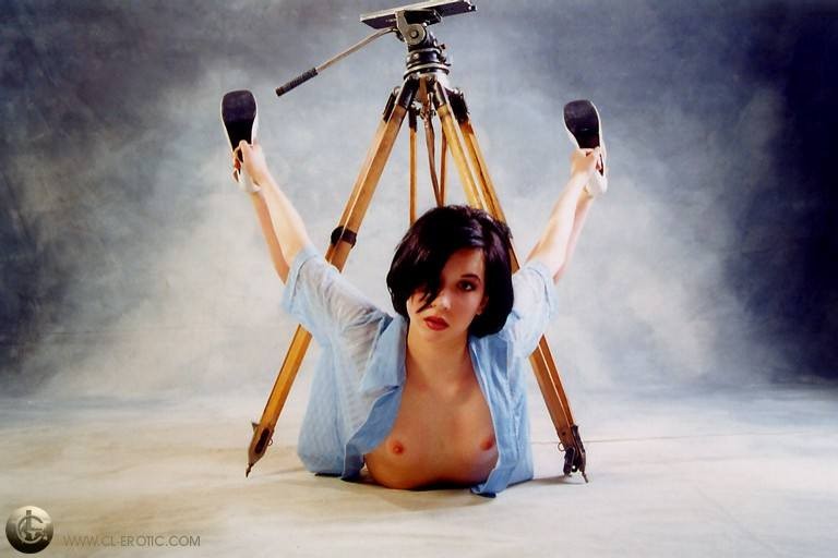 Flexible model in high heels #75110026