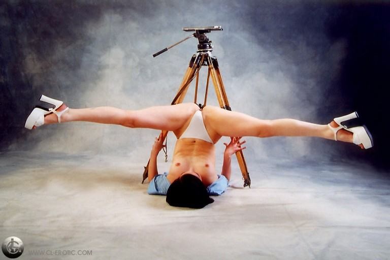 Flexible model in high heels #75110037