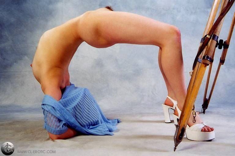 Flexible model in high heels #75110045