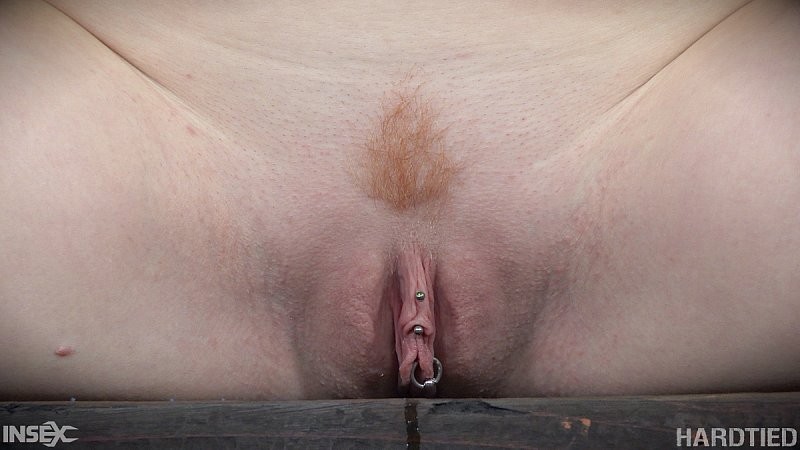 April Rain half and half rope bound on heels with tits exposed #71886533