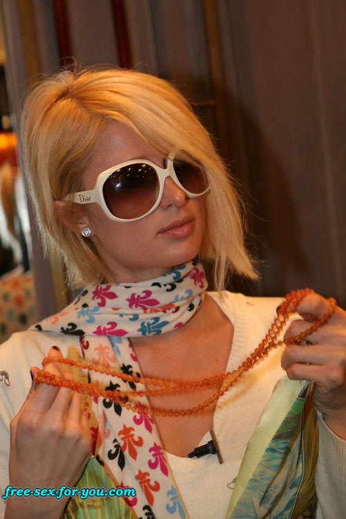 Paris Hilton showing shaved pussy and small tits #75427016