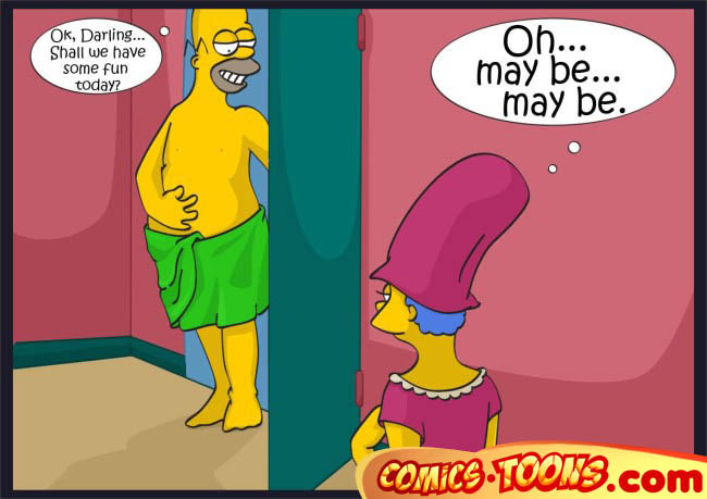 Homer strapon fucked by his busty wife #69626770